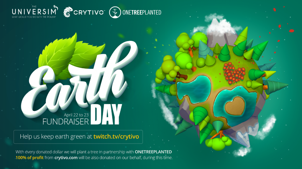 Crytivo and One Tree Planted logos