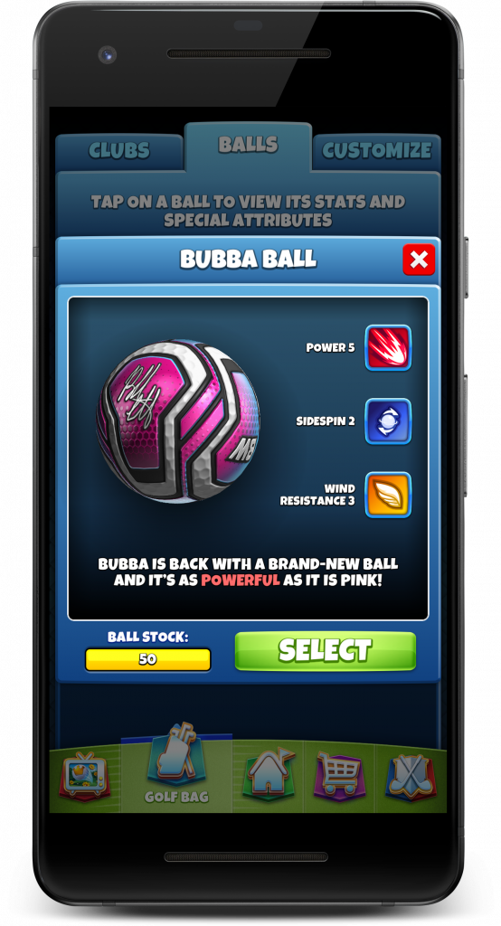 Golf Clash - Bubba Ball