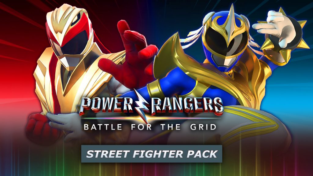 Power Rangers: Battle for the Grid Street Fighter Pack logo