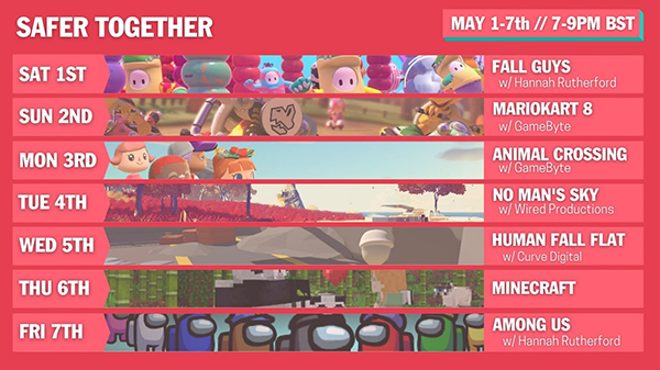 Safer Together schedule for the event