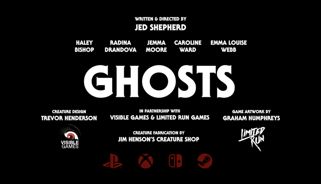 Ghosts logo and staff