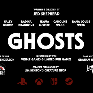 Ghosts logo and staff