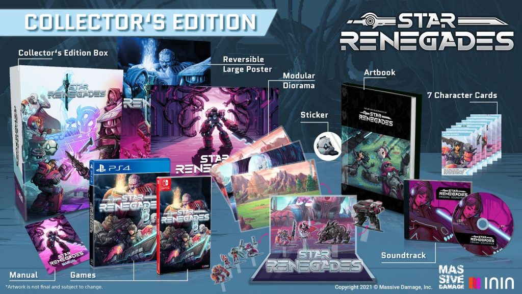 Star Renegades Collector's Edition contents