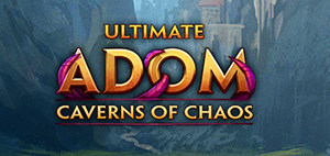 Ultimate ADOM Caverns of Chaos logo header