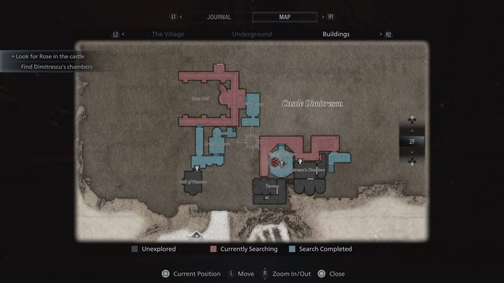 Resident Evil Village map