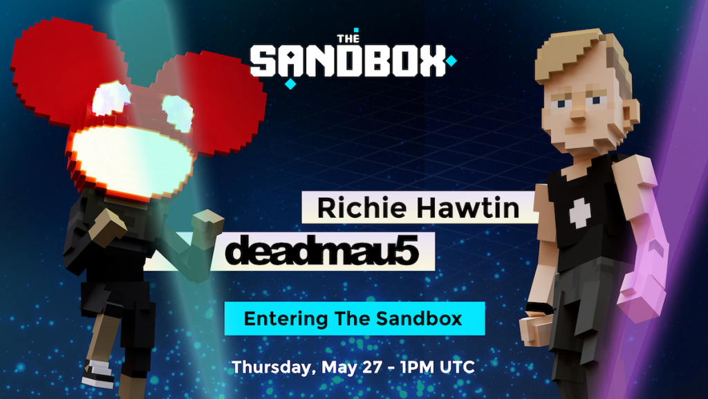 The Sandbox to feature Richie Hawtin and deadmau5 artwork