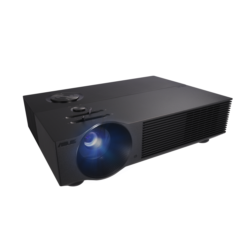 ASUS H1 LED Projector front facing in black