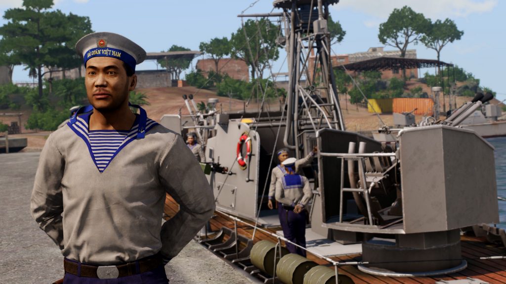 Arma 3 Creator DLC: S.O.G. Prairie Fire sailor next to boat