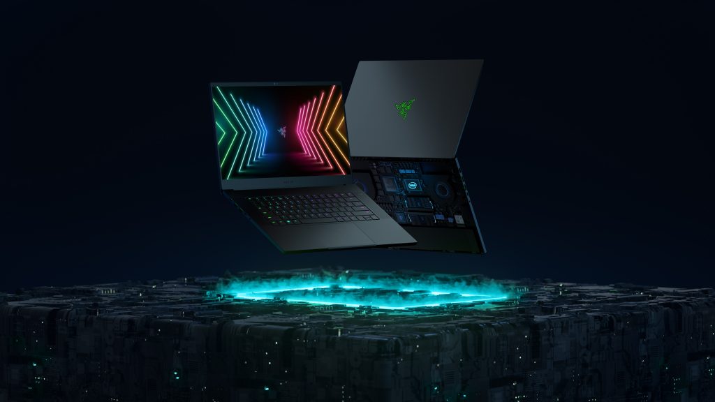 Razer Blade 15 laptop back and front