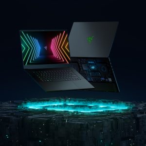 Razer Blade 15 laptop back and front