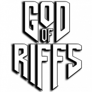 God of riffs logo