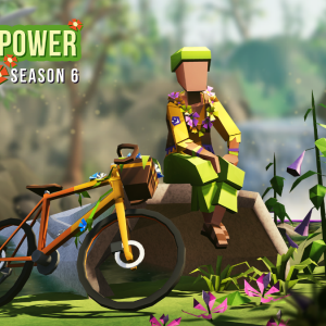 Lonely Mountains: Downhill - Daily Rides Season 6: Flower Power logo