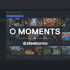 Moments by SteelSeries logo