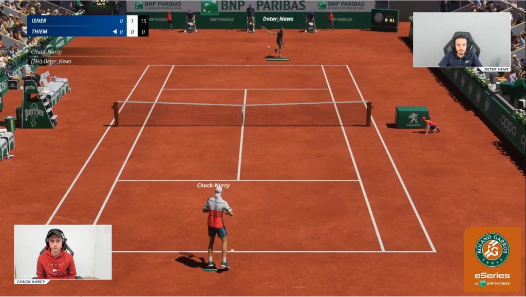 Roland-Garros eSeries gameplay