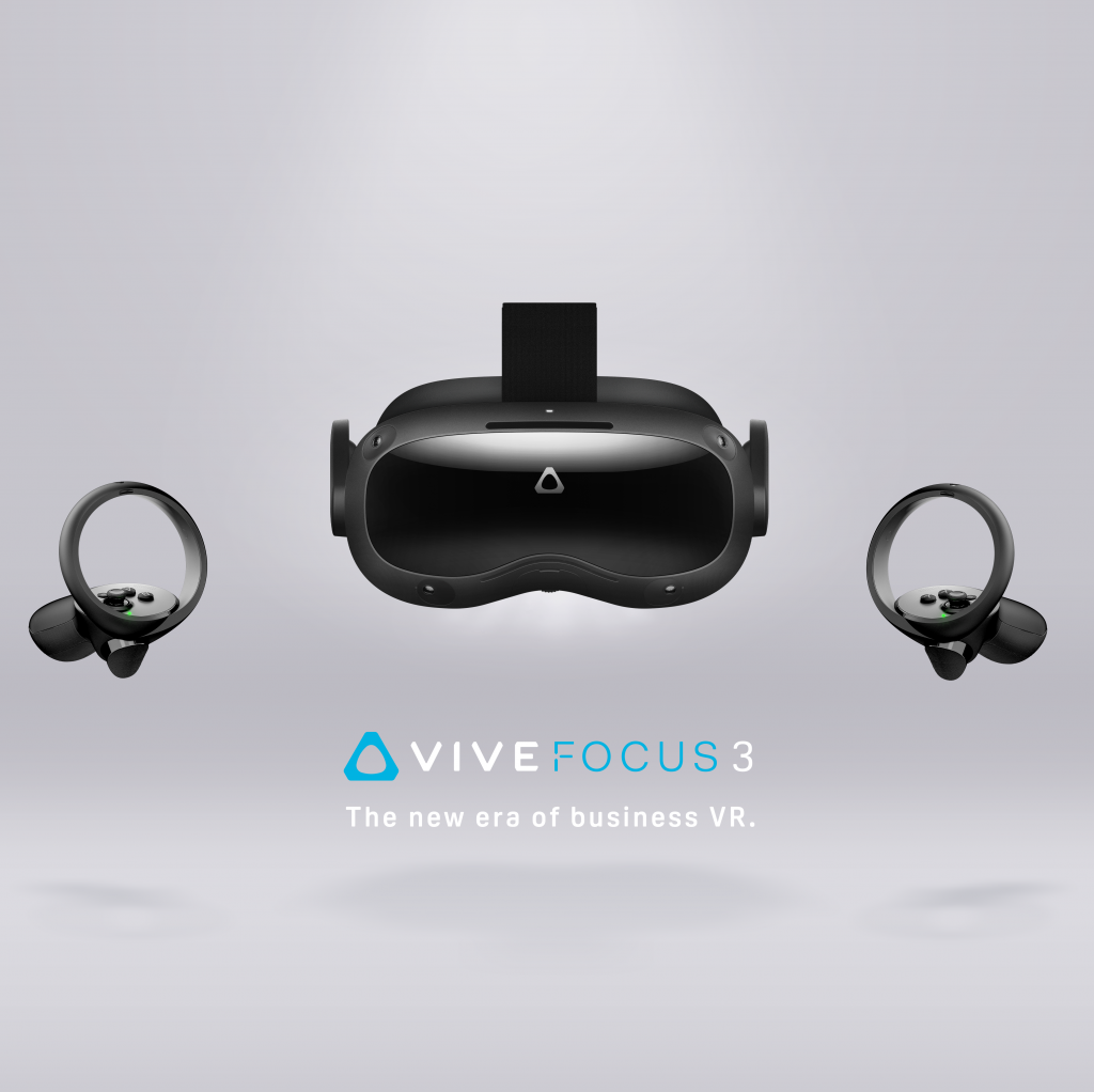 HTC VIVE Focus 3 - hero shot - white background