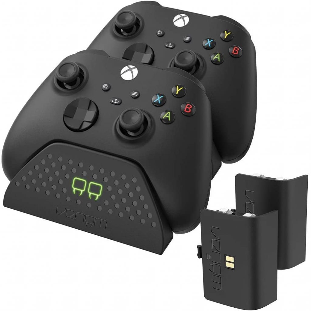Venom Twin Docking Station in black