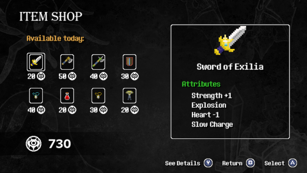 Sword of the Necromancer Item Shop