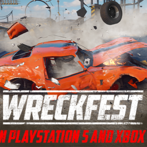Wreckfest out now on PS5 and Series S/X logo