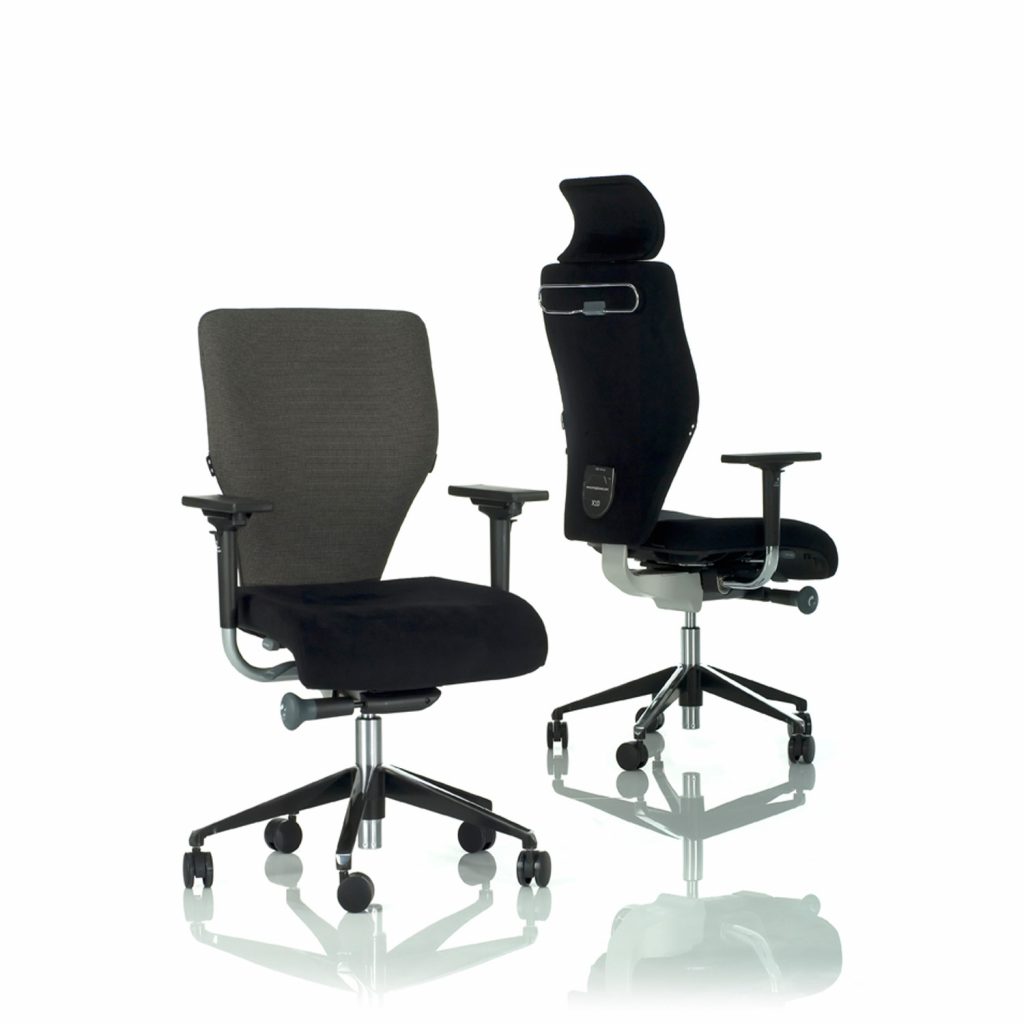 Orangebox X10 Office Task Chair in black perfect for sitting on