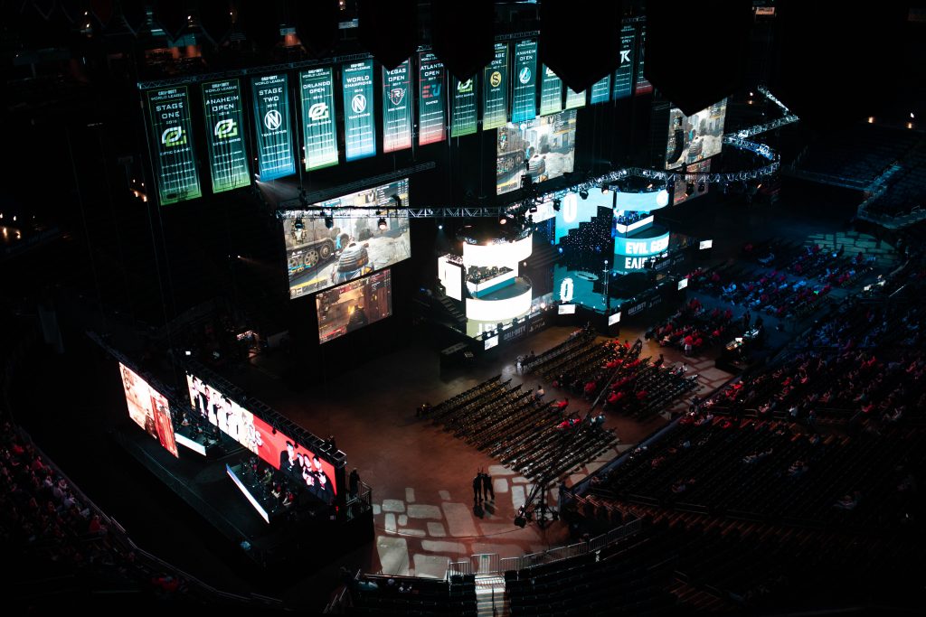 Esports arena set up, following legalistation of esports betting in New Jersey