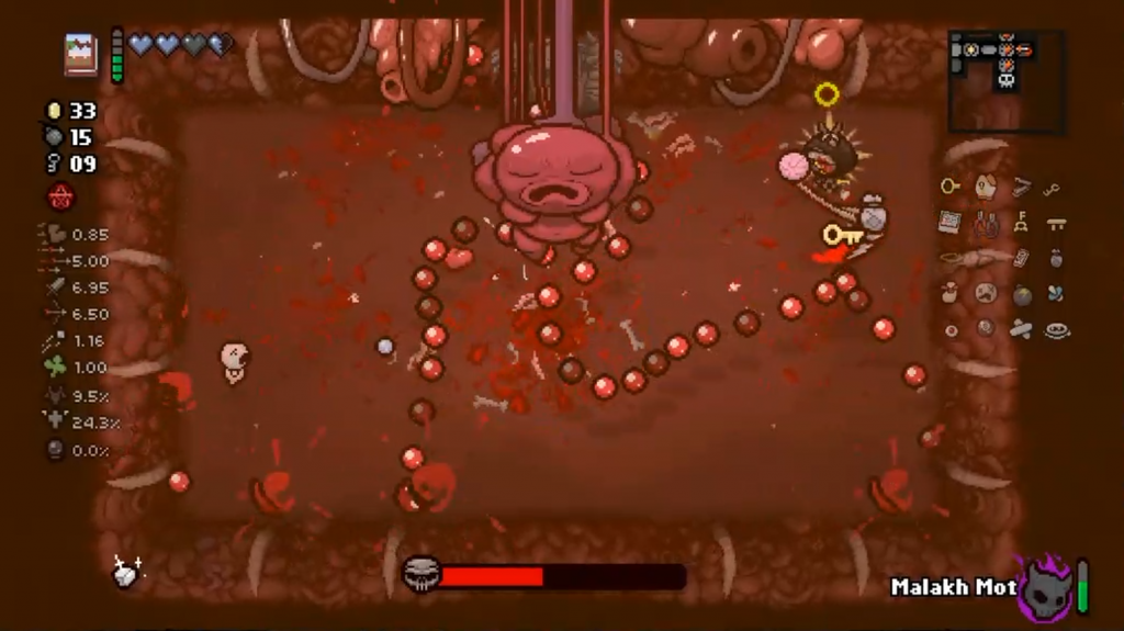 The Binding of Isaac killing mom