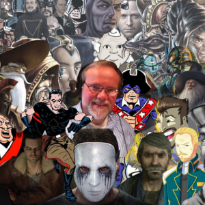 George Ledoux - Voice Actor surrounded by his many characters