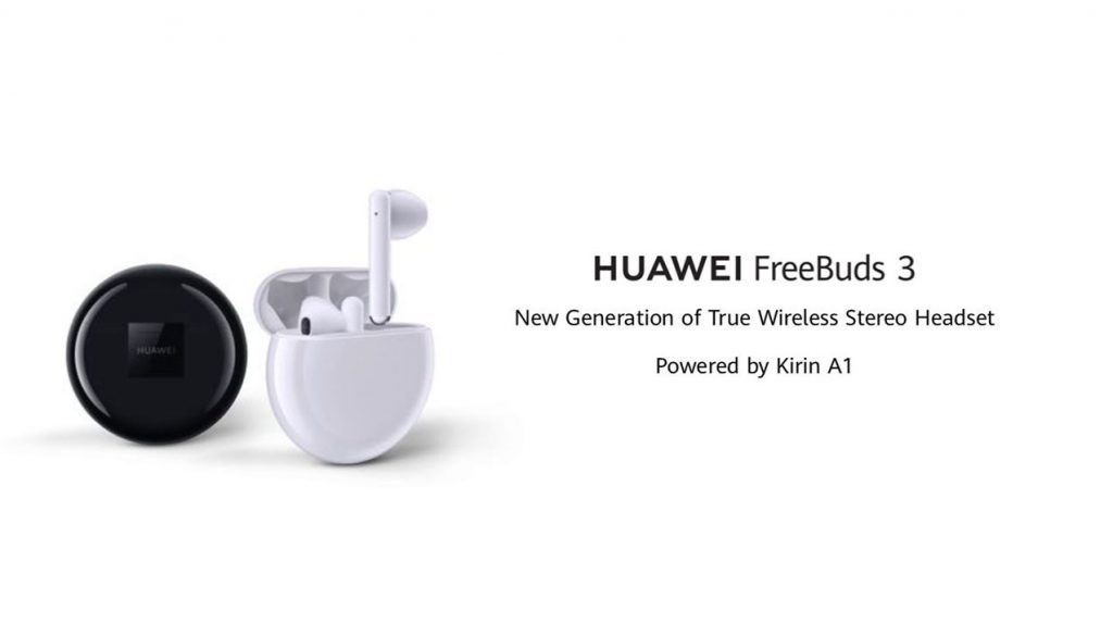 Huawei FreeBuds 3 in white