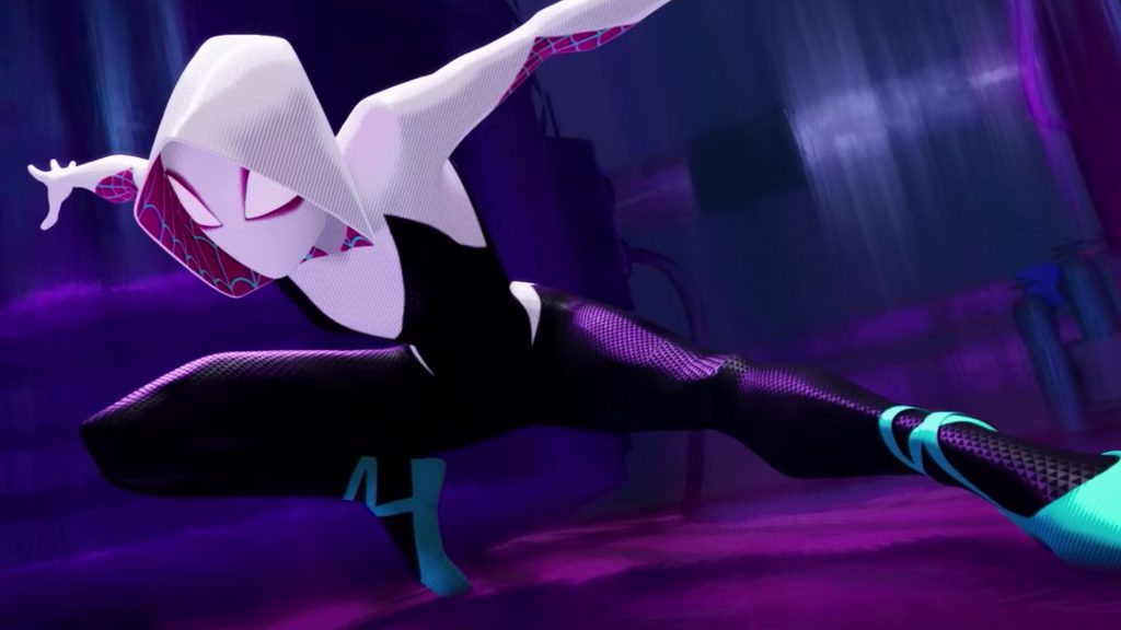 Spider-Man: Gwen Stacy in Spider-Gwen costume.