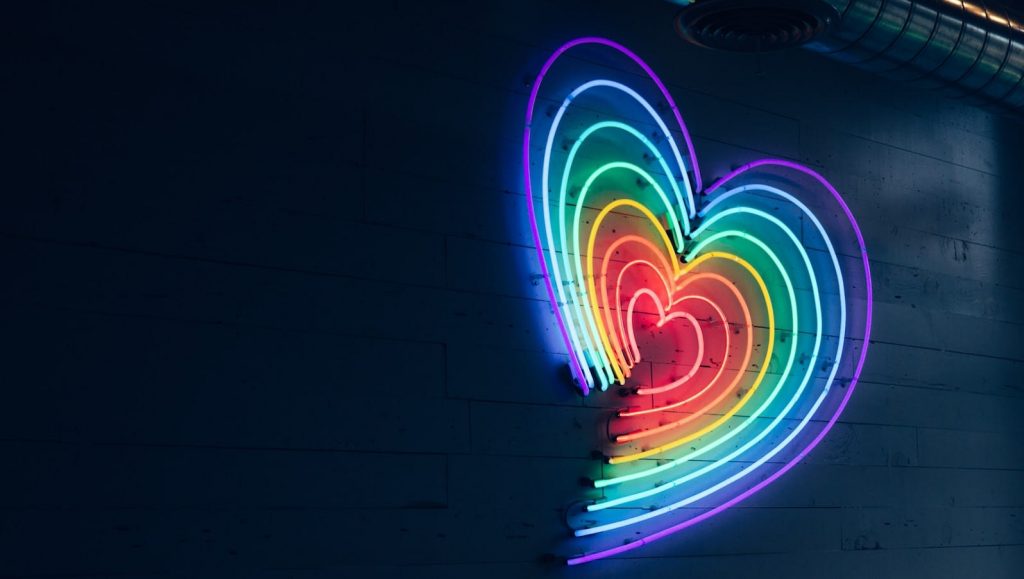 LGBT+ Neon Heart