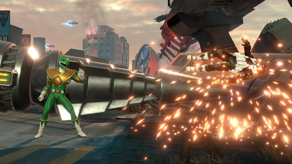 Power Rangers Battle for the Grid Super Edition, Green Ranger using Zord attack