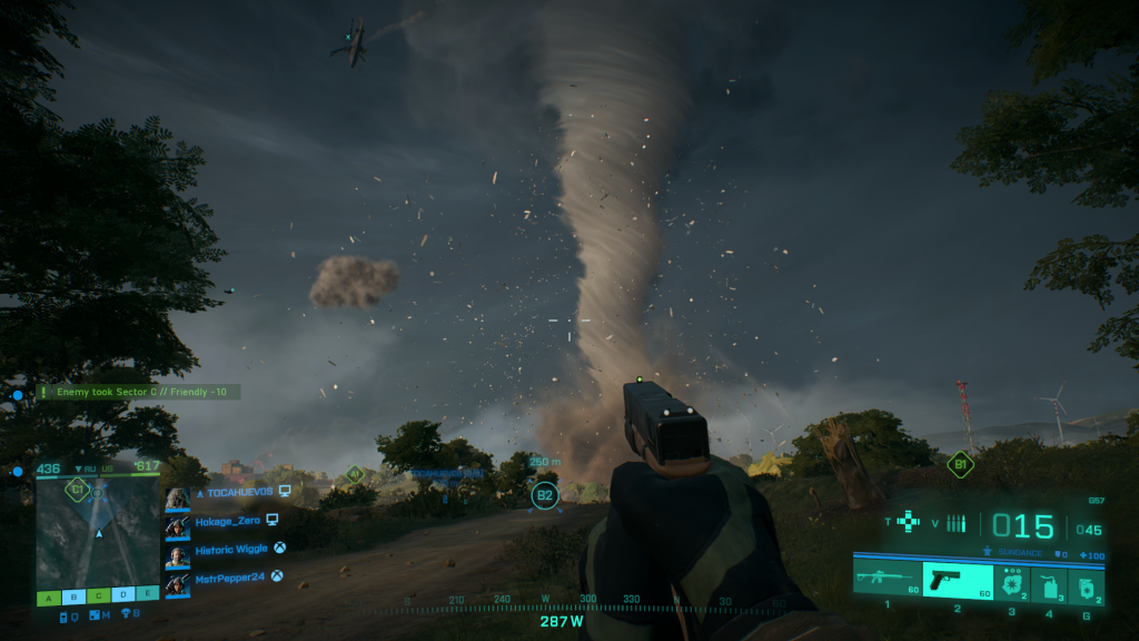 Battlefield 2042 gameplay tornado