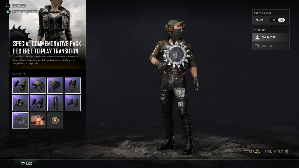 PUBG customisation