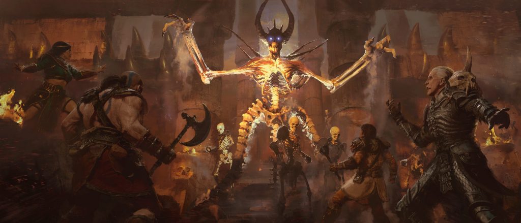Diablo II Resurrected Giant Demon