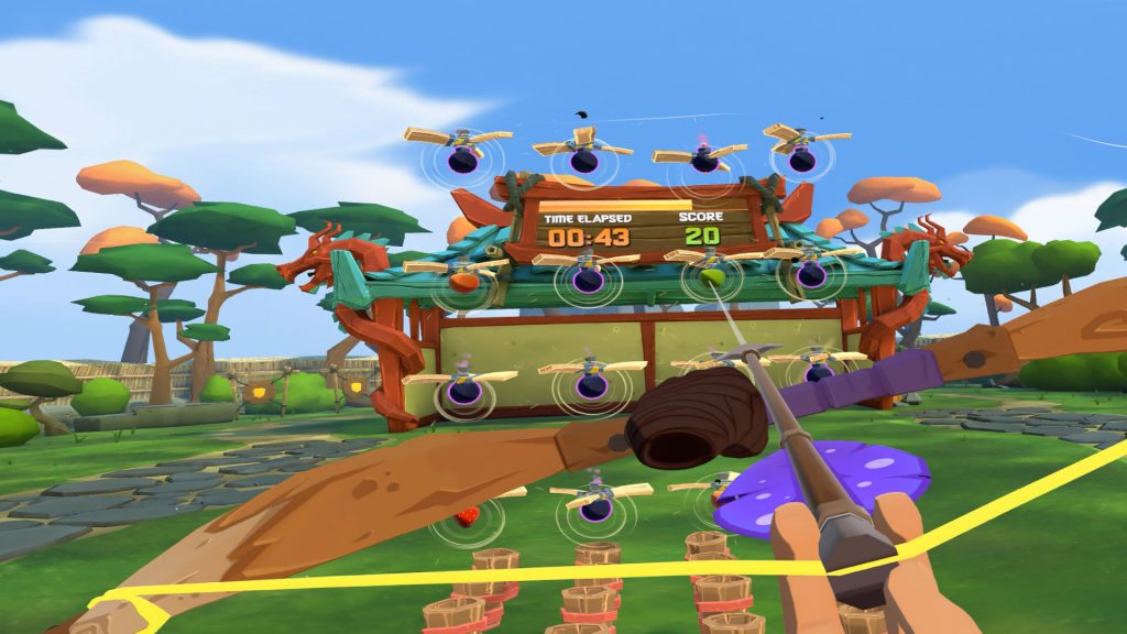 Fruit Ninja VR 2 archery game