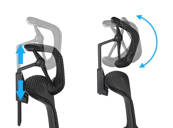 Flexi-Chair headrest adjustments