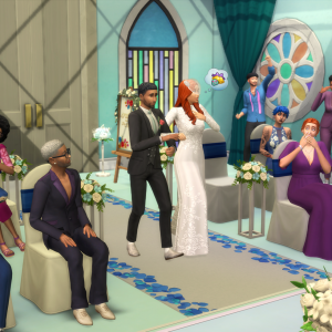 The Sims 4 My Wedding Stories wedding