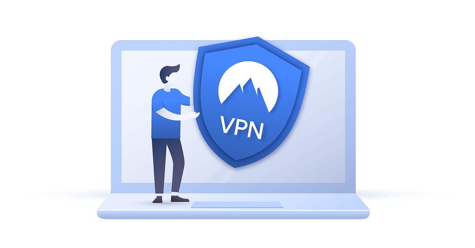 VPN on a laptop