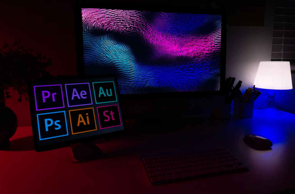 Colourful Graphics on a PC monitor