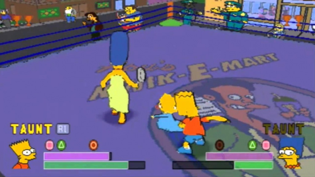 The Simpsons Wrestling video game