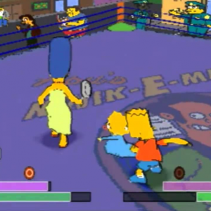 The Simpsons Wrestling video game
