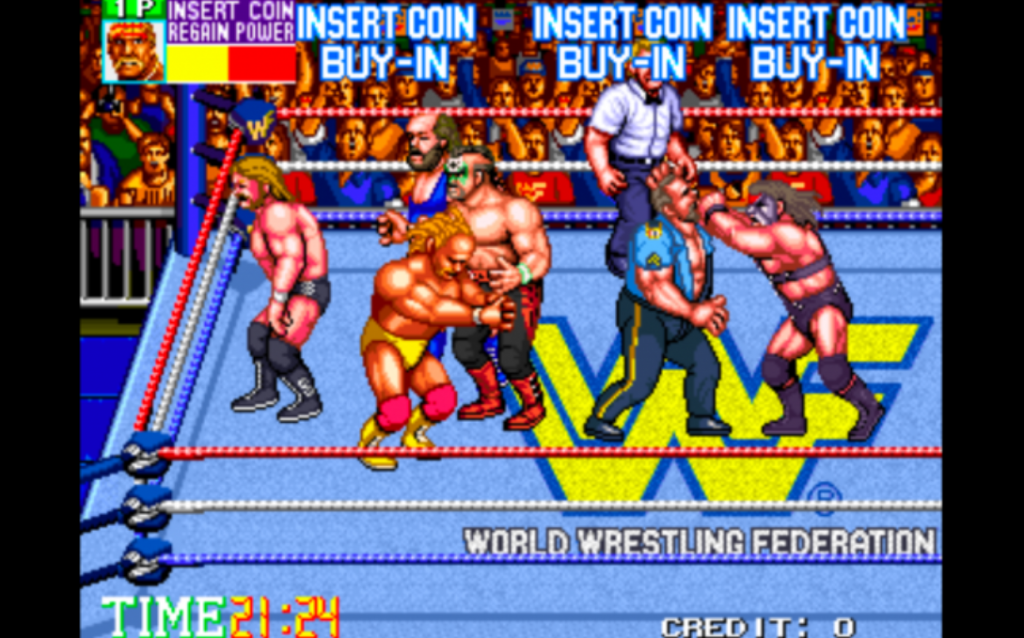 WWE WrestleFest arcade game