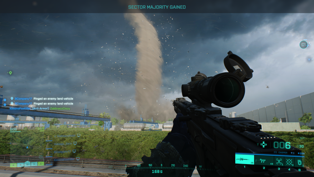 Battlefield 2042 Tornado during gameplay