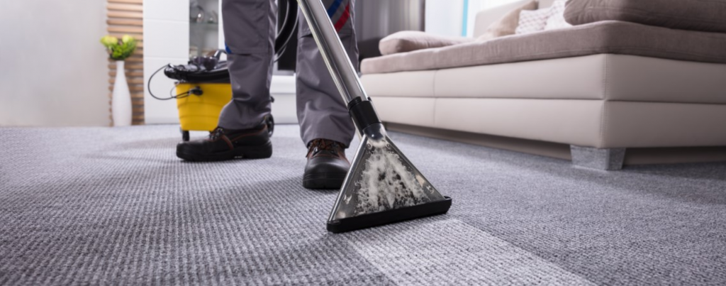 Carpet Cleaning using a Carpet Cleaner