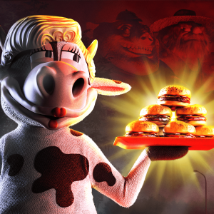 Happy's Humble Burger Farm artwork