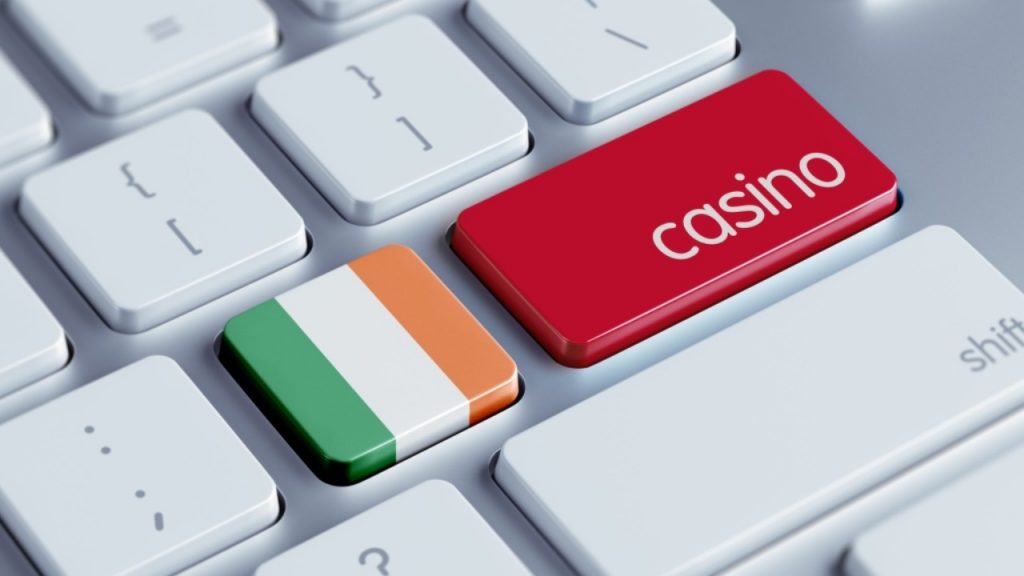 Ireland Casino keys on a keyboard