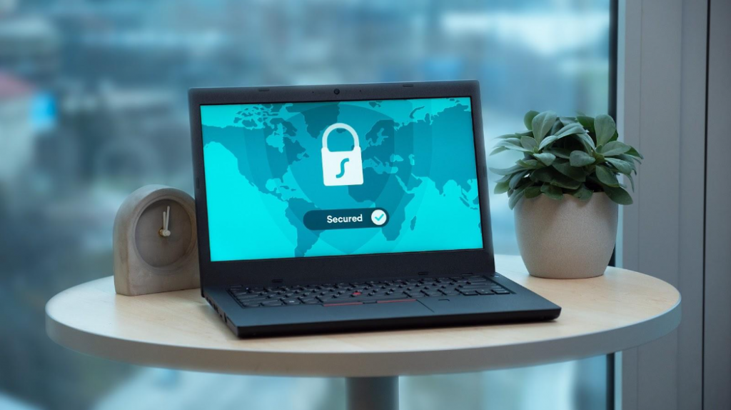 Secure laptop using a VPN