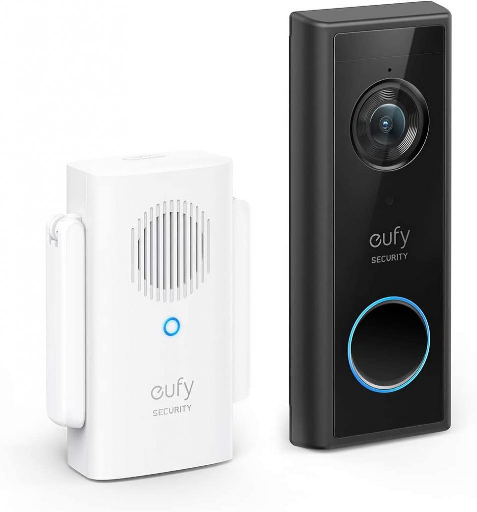 eufy 1080p Wireless Video Doorbell and Chime product shot