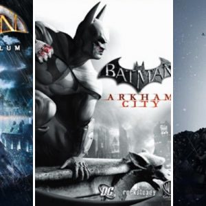 Batman Arkham Games covers