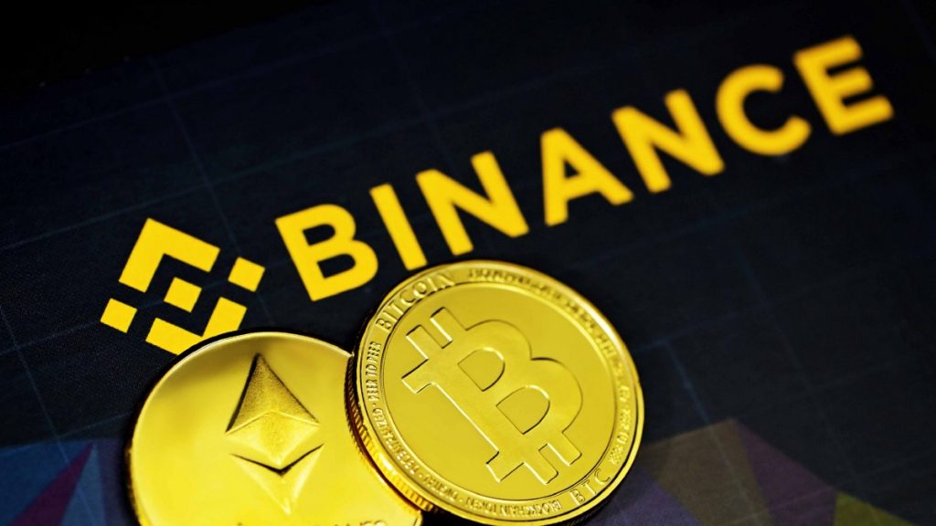 Binance Ethereum and Bitcoin crypto coins