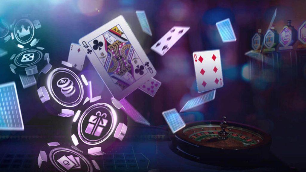 Safe online casino with cards and chips